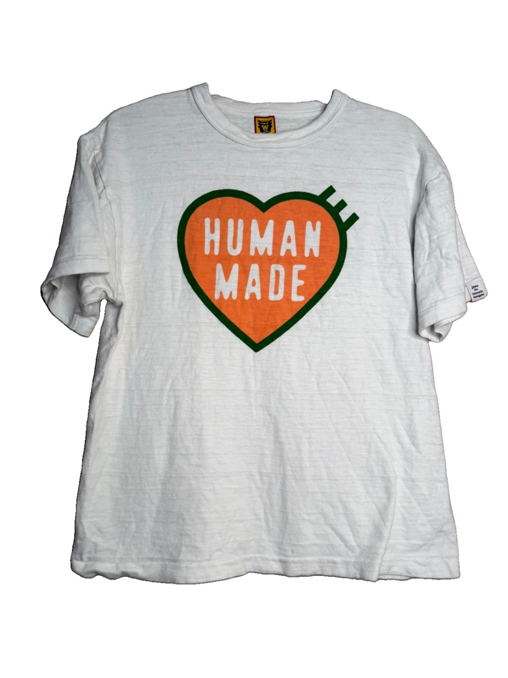Human Made Heart Logo Graphic #12 T-Shirt Size M K2